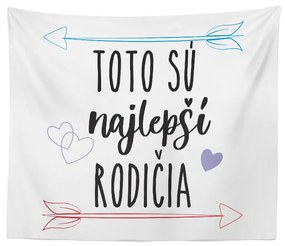 Sablio Deka Toto sú tí najlepší rodičia: 150x120 cm