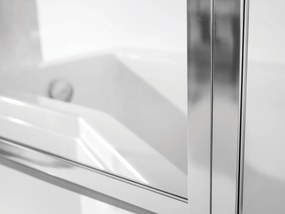 Besco Vaňová zástena AMBITION PREMIUM 2 80140 (80,5x140 cm | Transparent)