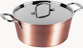 Nepriľnavý hrniec's pokrievkou Hammered Copper