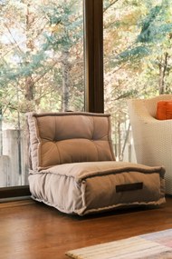 Sedací vak ve tvaru křesla Omi šedý