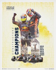 Umelecká tlač Oracle Red Bull Racing - F1® World Constructors' Champions - 2023, Automobilist