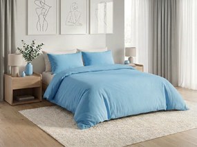 Bavlnené obliečky CALMORA svetlomodré Rozmer obliečky: 2 ks 70 x 90 cm | 160 x 220 cm