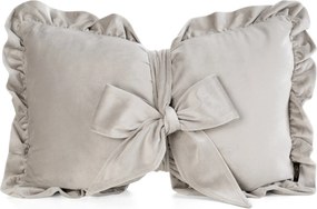 DEKORAČNÝ VANKÚŠ KOKARDA2 45X55 CM BÉŽOVÁ