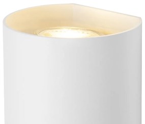 Inteligentná nástenná lampa biela okrúhla vrátane 2 WiFi GU10 - Sabbir