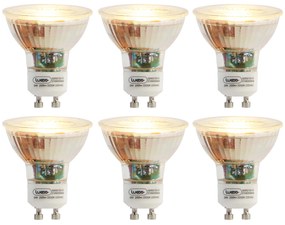 Sada 6 ks GU10 LED svietidiel 3W 200 lm 2200K