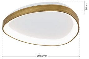 Orion DL 7-696/45 - LED Stropné svietidlo CHARLIE LED/35W/230V pr. 45 cm zlatá