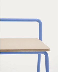 Modrá/v prírodnej farbe lavica Tinn – Kave Home