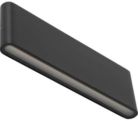 LED Vonkajšie nástenné svietidlo ARWENA 2xLED/12W/230V IP54 čierna