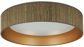 Brilagi - LED stmievateľné svietidlo VEGAS SHINE LED/24W/230V hnedá/zlatá + diaľkové ovládanie