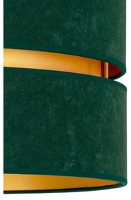 Duolla - Prisadený luster DUO 1xE27/15W/230V pr. 40 cm zelená/zlatá