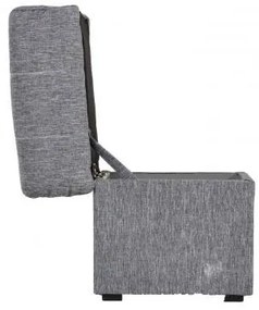 Taburet Swarz, hnedá (izolda čokoláda)