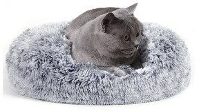 Plyšový peliešok Fluffys S sivý