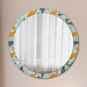 Okrúhle ozdobné zrkadlo Čínsky kap fi 100 cm