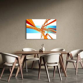 Obraz - Prepletené čiary, abstrakcie (90x60 cm)