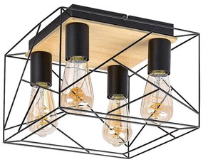 Rabalux 71024 - Stropné svietidlo BOIRE 4xE27/40W/230V