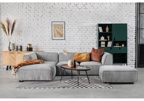 Svetlosivý koncový otvorený modul pohovky Bonami Selection Fairfield, ľavý roh