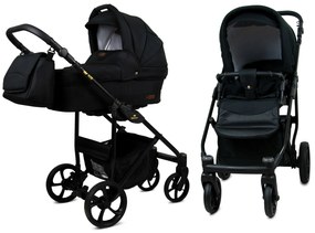 Detský kočík 2v1 BabyLux AIR ALU Onyx