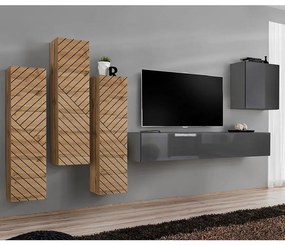 Obývacia Stena Switch III Line Wotan/Grafit