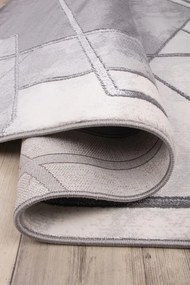 Koberec Diamond K8781S strieborný