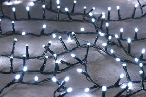 Vianočné svetielka vnútorné studená biela 1000 LED