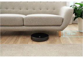 Sencor-Robotický vysávač s mopom 2v1 16W/2600 mAh Wi-Fi čierna + diaľkové ovládanie