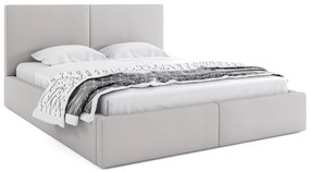 Manželská posteľ HAILEY | bez matraca 180 x 200 cm Farba: Sivá