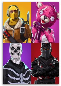 Gario Obraz na plátne Družstvo fortnite - Nikita Abakumov Rozmery: 60 x 90 cm