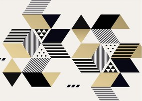 Sklenený obraz - Geometrické tvary N⁰1 (70x50 cm)