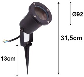 ECOLIGHT Zapustený LED záhradný reflektor EC79018 pre GU10 žiarovku