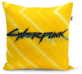 Sablio Vankúš Cyberpunk 2077 Žltý - 50x50 cm