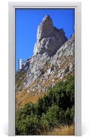 Fototapeta na dvere malý Giewont Tatry 85x205 cm