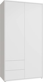 XXXLutz SKRIŇA S OTOČNÝMI DVERAMI, biela, 115/214/60 cm Carryhome - Skrine - 00068701832F