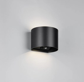 LED nástenné vonkajšie svietidlo so senzorom pohybu na USB (výška 10 cm) Genie – Reality