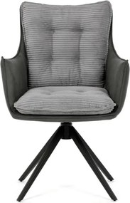 Jedálenská stolička sivá DCH-D1345 GREY2
