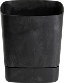 Plastový květináč s podmiskou Cubi 16x16 cm - výber z 6 prevedení