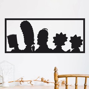 Veselá Stena Samolepka Simpsonovci Farba: černá, Veľkosť: 100 x 43 cm