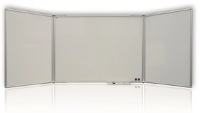 Magnetická rozkladacia tabuľa 180/360 x 120 cm, biela