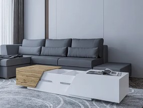 Sada nábytku do obývacej izby Belsia (antracit + dub wotan). Vlastná spoľahlivá doprava až k Vám domov. 1060579