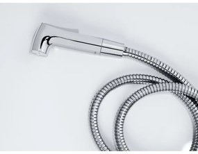 WENKO 23999100 - Bidetová súprava Systém úspory vody 12x7 cm lesklý chróm/strieborná