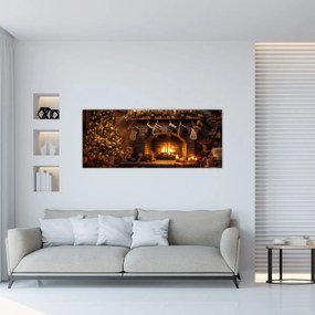 Obraz - Vianočná atmosféra (120x50 cm)