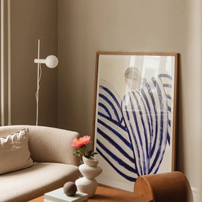 The Poster Club Plagát Blue Stripe At Concorde by Sofia Lind 50x70 cm
