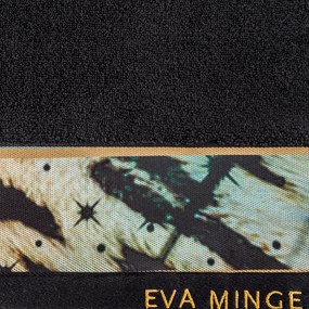 FROTÉ UTERÁK EVA MINGE15 SADA 6 KS 50X90 CM ČIERNA