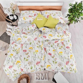 Obliečky bavlnené Luiza EMI: Predĺžený set jednolôžko obsahuje 1x 140x220 + 1x 70x90