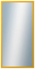 DANTIK - Zrkadlo v rámu, rozmer s rámom 50x100 cm z lišty PERLA žltá lesklá (2880)