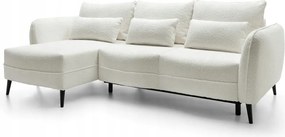 Rohová sedacia súprava Eilish (L) (krémová)