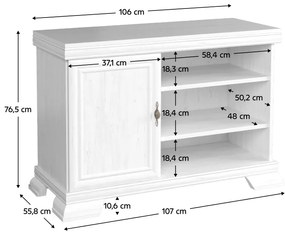KORA TV stolík, borovica Andersen