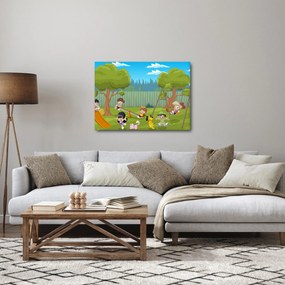 Obraz - Deti na ihrisku (70x50 cm)
