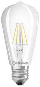 Ledvance  LED vláknová žiarovka Clasic Edison 60 E27 5,8W, 4000K, 806lm, priehľadná, stmievateľná