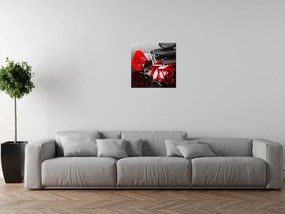 Gario Obraz s hodinami Roses and spa Rozmery: 30 x 30 cm