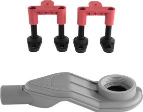 Rea NEOX Superflow, odtokový sprchový žľab 90 cm, čierna matná, REA-G7808